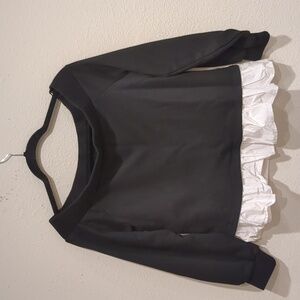After Market Black Off The Shoulder Blouse Size Small